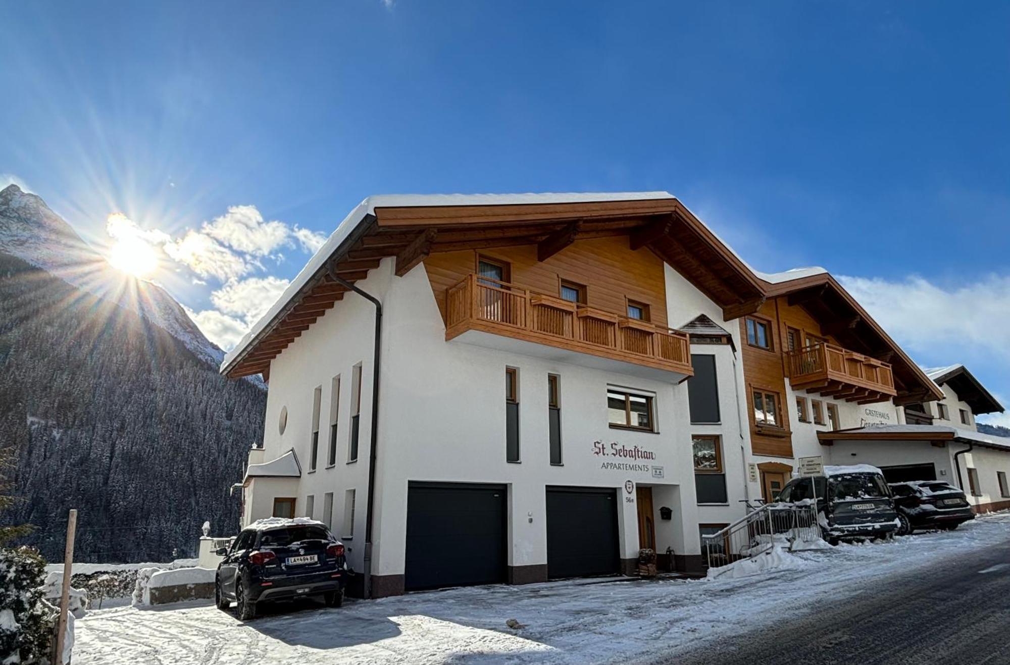Appartement Pension St. Sebastian Pettneu am Arlberg Exteriör bild
